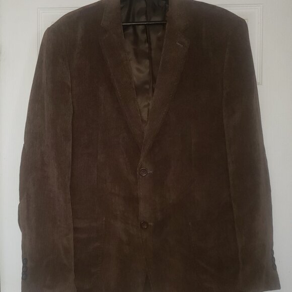 Giorgio Armani Regular Fit Corduroy Blazer. size 56 100 % cotton Italy - Picture 3 of 16